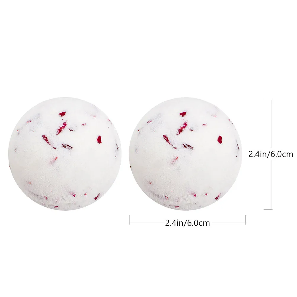 2Pcs Bubble Skin Softening Hydrating Essential Oil Bath Spa Relaxing Cleansing Care Shower Bombs