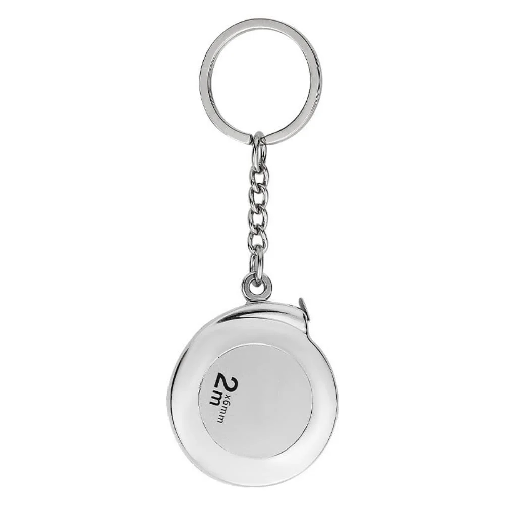 High-Precision Portable Soft Steel Measuring Tape Pocket Measuring Ruler Tape Measure Keychain Tool Meter Ruler