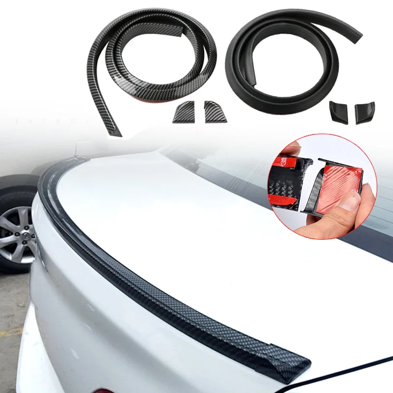 1,5M Universeller Auto-Spoiler DIY Styling-Zubehör Auto-Heckflügel - Dekorative Selbstklebende Leiste