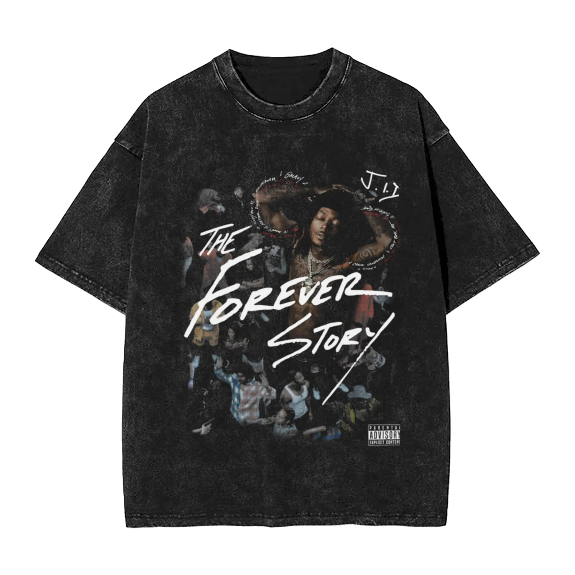 JID  The Forever Story  Graphic Unique Stylish A Vintage Oversized Cotton Unisex T-Shirts