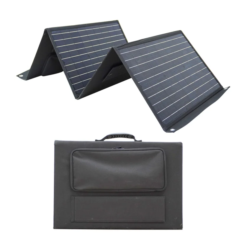 Solar Folding Bag 120W Battery Charger Outdoor RV Portable Solar Folding Bag Factory Wholesale