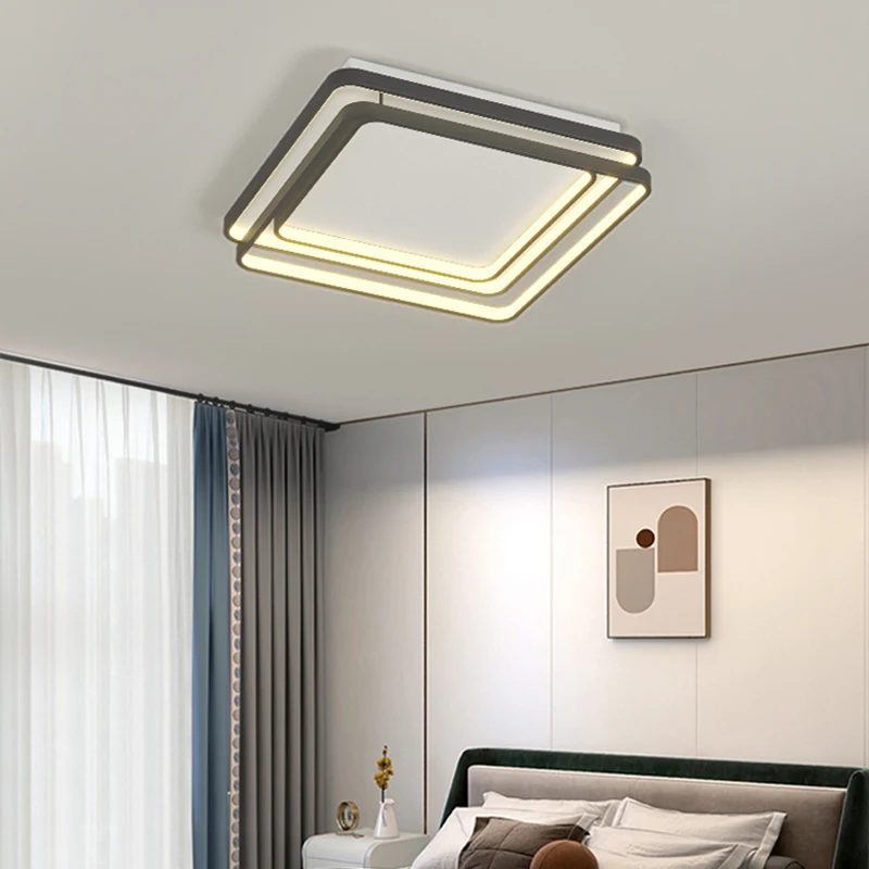 Living Room Ceiling Light Modern Simple Atmospheric Lamp New Ultra-thin LED Bedroom Ceiling Lamp Rectangular Household Lighting image 5