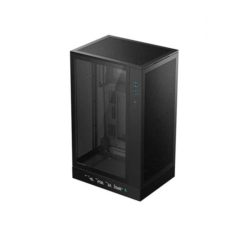 Deepcool CH270 Support-ITX/-ATX Motherboard with a Status Digital Screen Gaming
