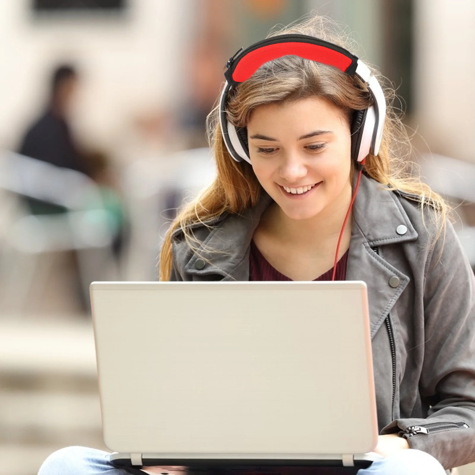 

1pc Headphone Protection Cover Soft Replacement Ear Pad For Wh-1000Xm2 Xm3 Headband Cushion Shock Absorbing Earphone Cover