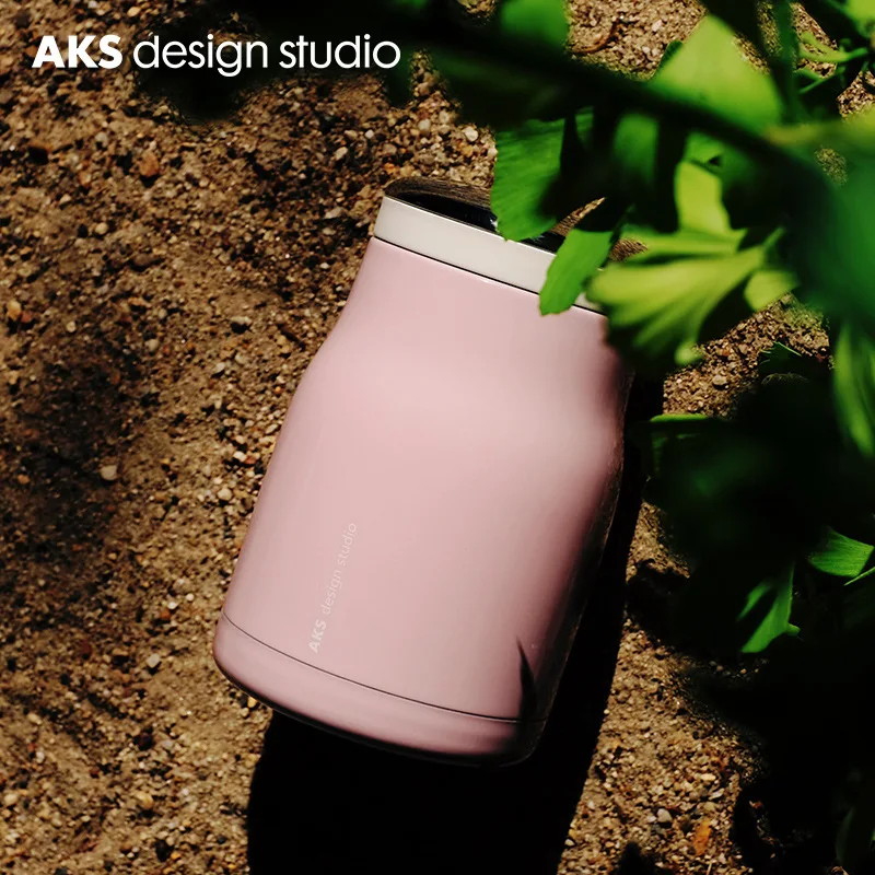 AKS Vacuum Flask Insulated Stainless Steel Food Jar kids Tumbler 16 Oz Hot Food Thermos Containers Pot Braised Beaker Thermal