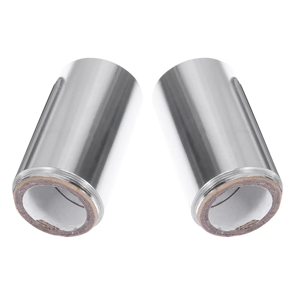 

2 рулона фольги для парикмахерских нужд: для салонов, домашнего использования, окрашивания, химической завивки, мелирования, инструмент для укладки волос