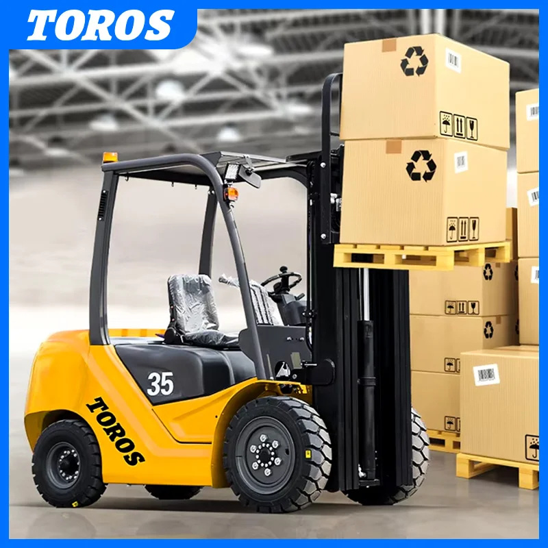 รถยกเครื่องยนต์ดีเซล CE Euro 5 EPA ราคา 2 ตัน 3.5 ตัน 4 ตัน 5 ตัน พร้อมอุปกรณ์เสริม รถยกไฟฟ้า