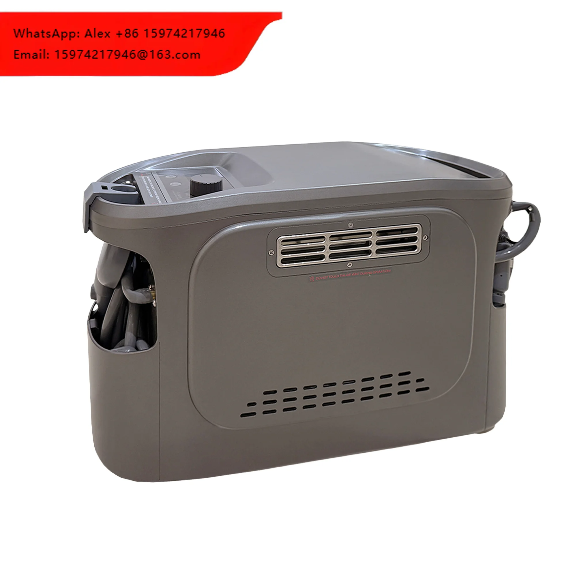 Portable Tankless Propane Hot Water Heater Copper USB Battery Operated Gas Ignition LED Display Instant Outdoor Camping Caravan