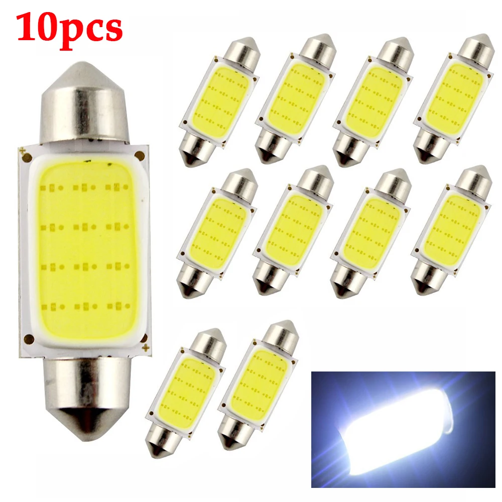 10Pcs/Lot Cob C5W L…