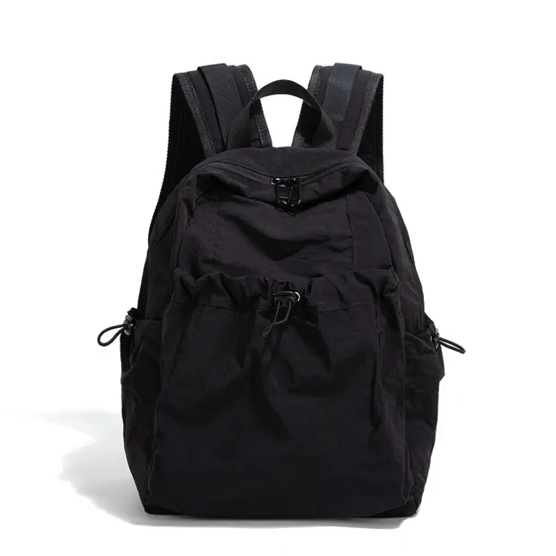 Lightweight teenage youth backpacks Casual Nylon Travel Bag Multi-pockets School backpack  Large Capacity Laptop School Bags  배낭