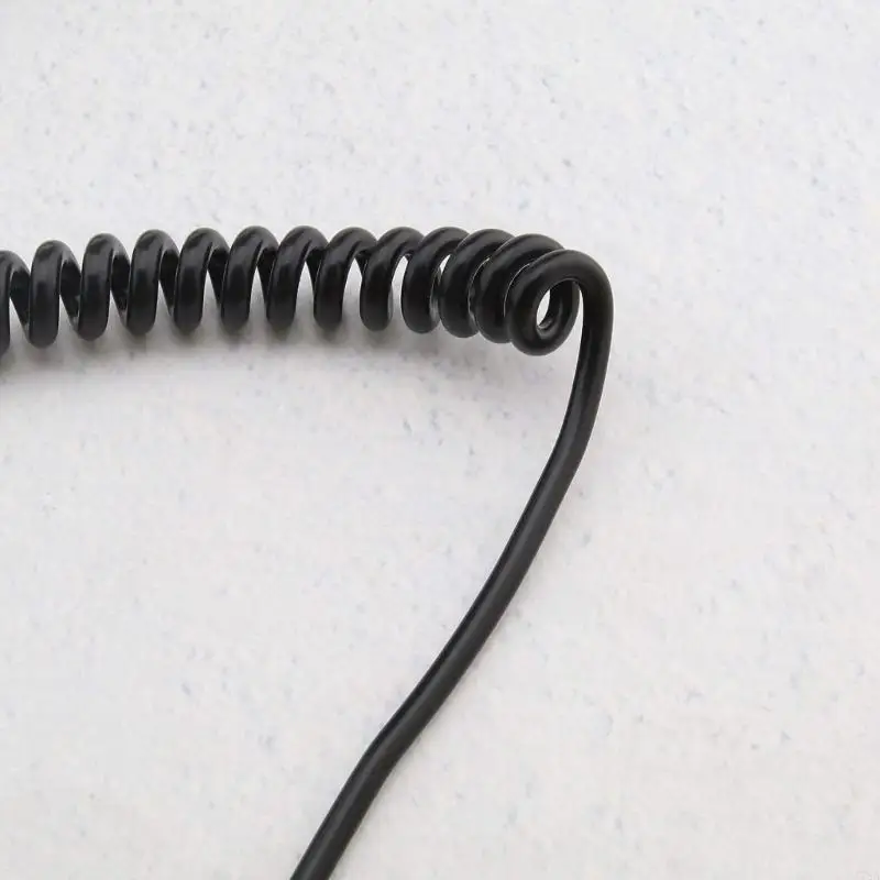 J78A Durable D-Tap to DC5.5 2.1mm Coiled Cable for Bmcc Bmpc Cameras Power Cord
