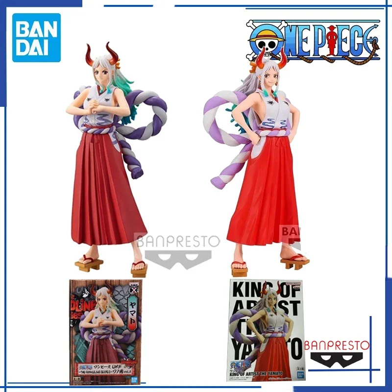 Bandai Original Genuine Banpresto One Piece King Of Art KOA Kaidou Daughter Yamato Action Figure Model Toy Holiday gifts