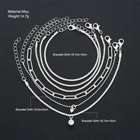 Bracelets en argent Sterling 925 avec strass pour femmes et filles, 6 pièces, luxe coréen, ciel étoilé scintillant, bijoux de fête 3
