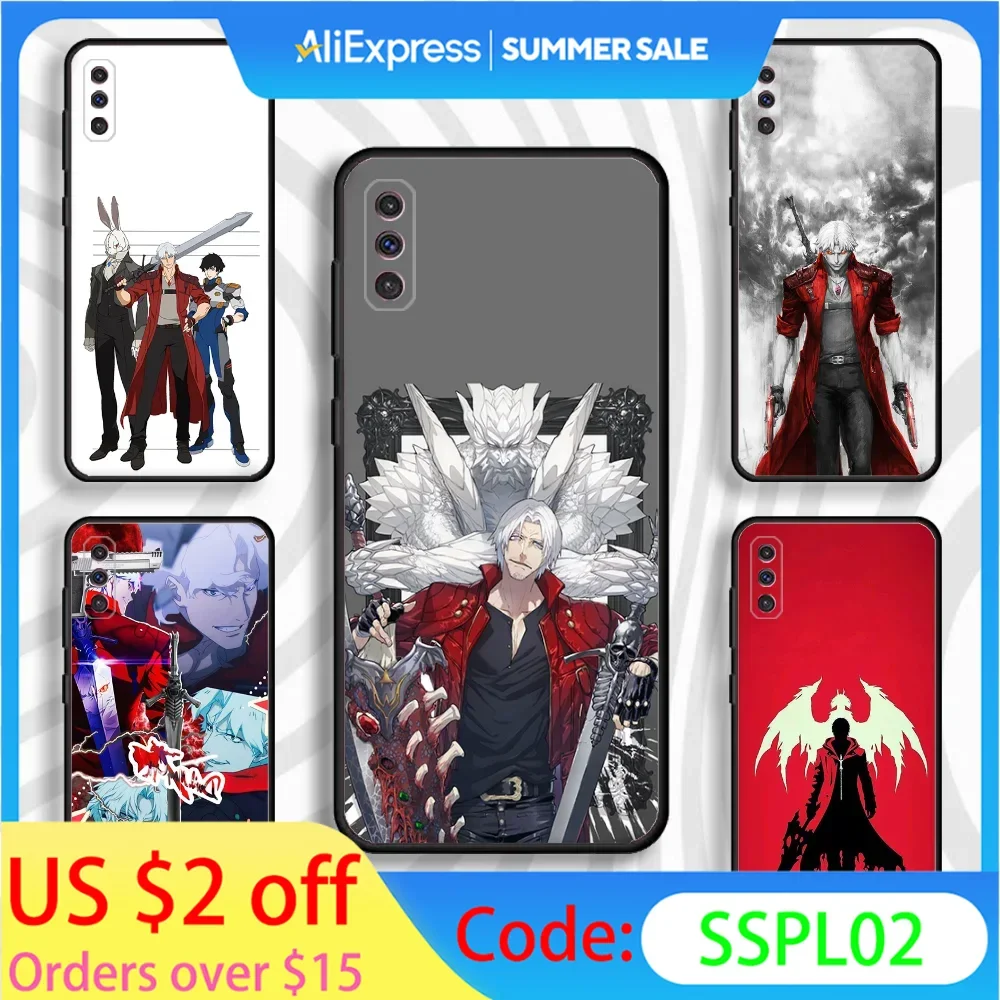 

Dante D-Devil M-May C-Cry 2025 Phone Case For Samsung S 25,24,23,22,30,21,10,9,Ultra,Plus,Lite,FE,4,5 G Black Soft Case