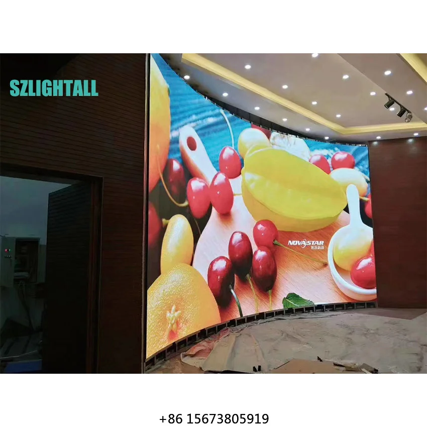 

Новый продукт SZLIGHTALL: P4 LED-экран для помещений с изогнутой панелью из литого алюминия