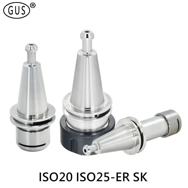 Precision 0.002 ISO20 ISO25 ER11 ER16 ER20 SK10 Tool Holder ISO ER chuck High Speed Engraving Machine Lathe Spindle Tool Holder