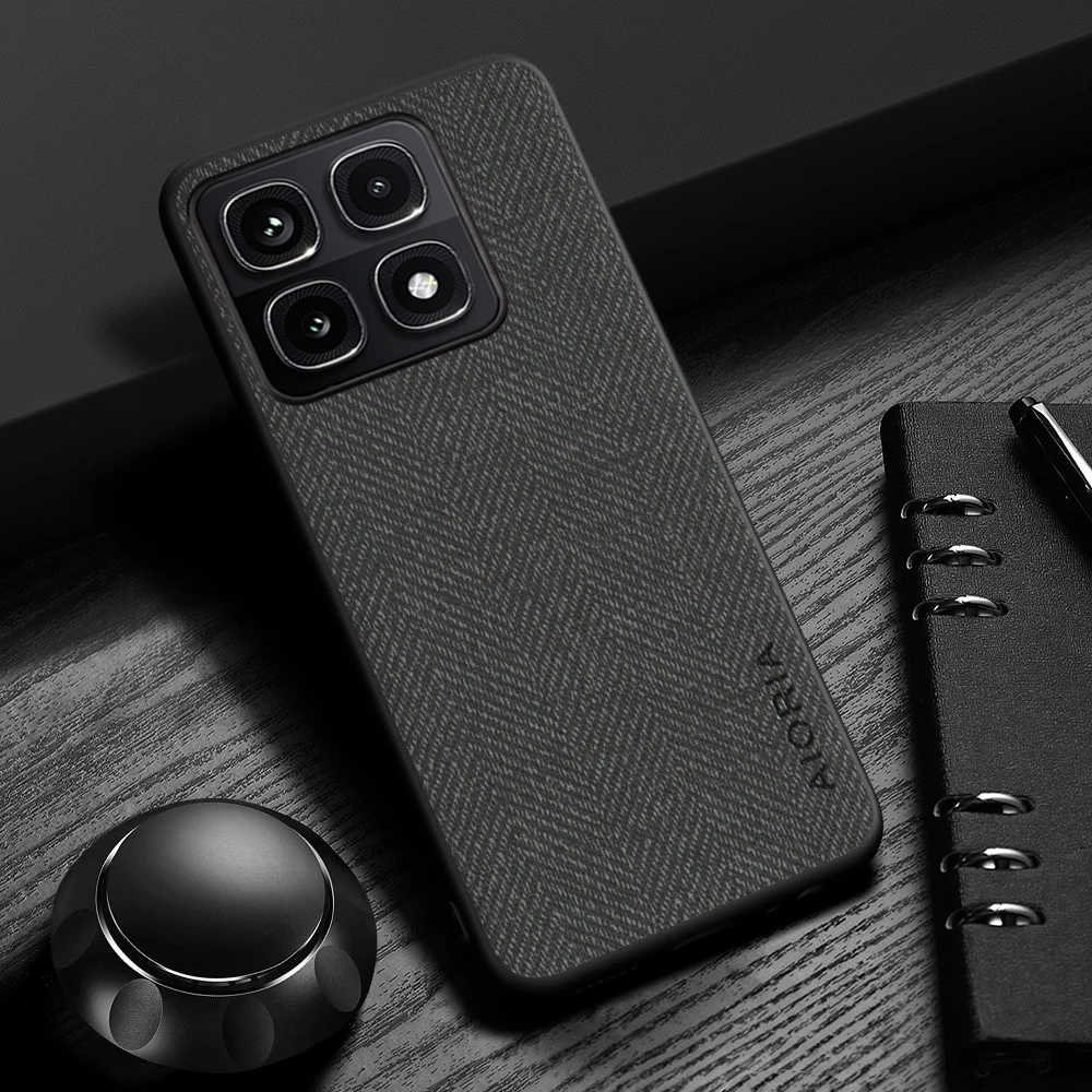 Etui do Xiaomi Redmi 14C 13 12 4G 5G Design Proste, lekkie, trwałe skórzane etui z drewna do Xiaomi Redmi 13C 4G 5G