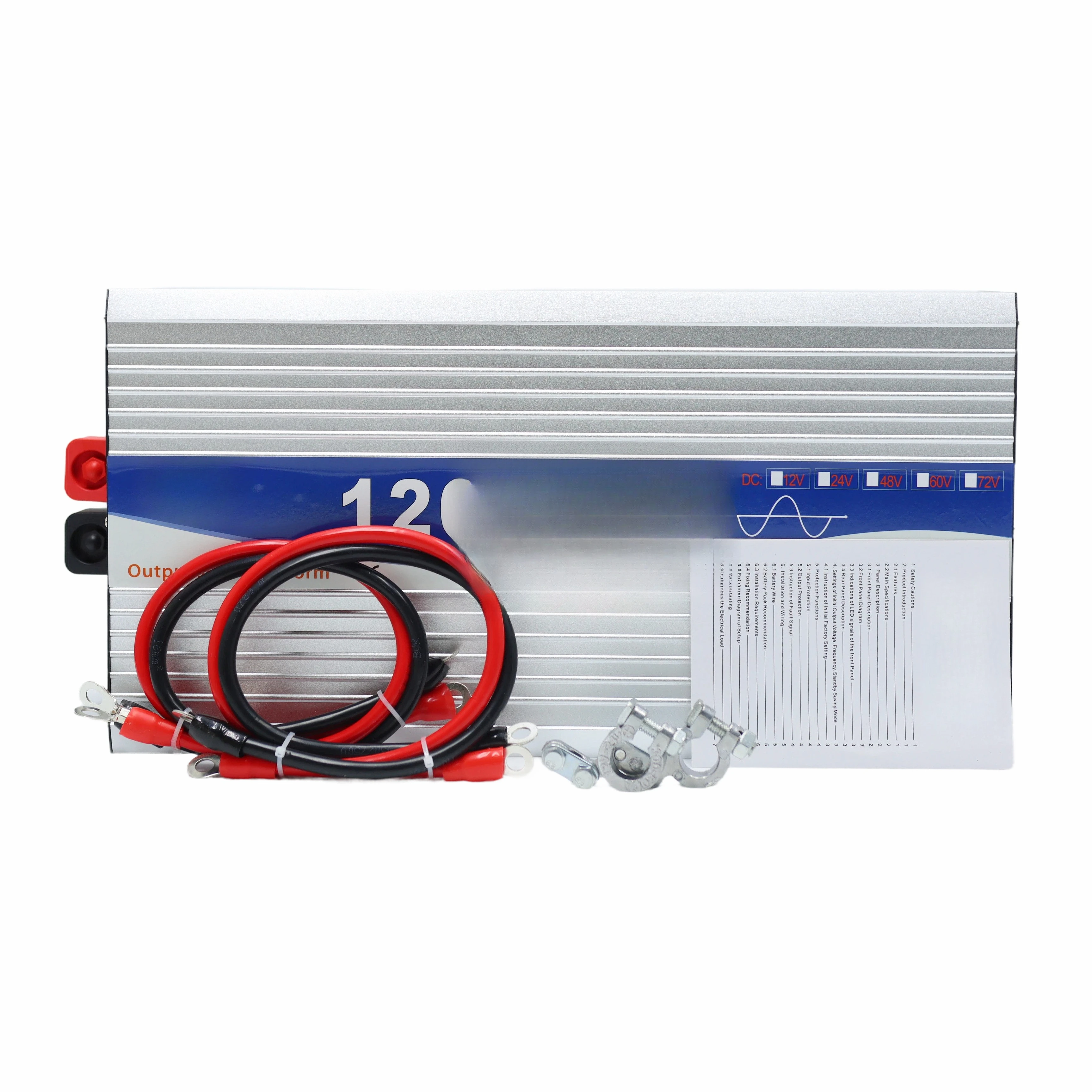 

Solar Panel Inverter DC 24/48/60/72v AC 110-120V/220-240V 30A NFC Pure Sine Wave 12KW Inverter