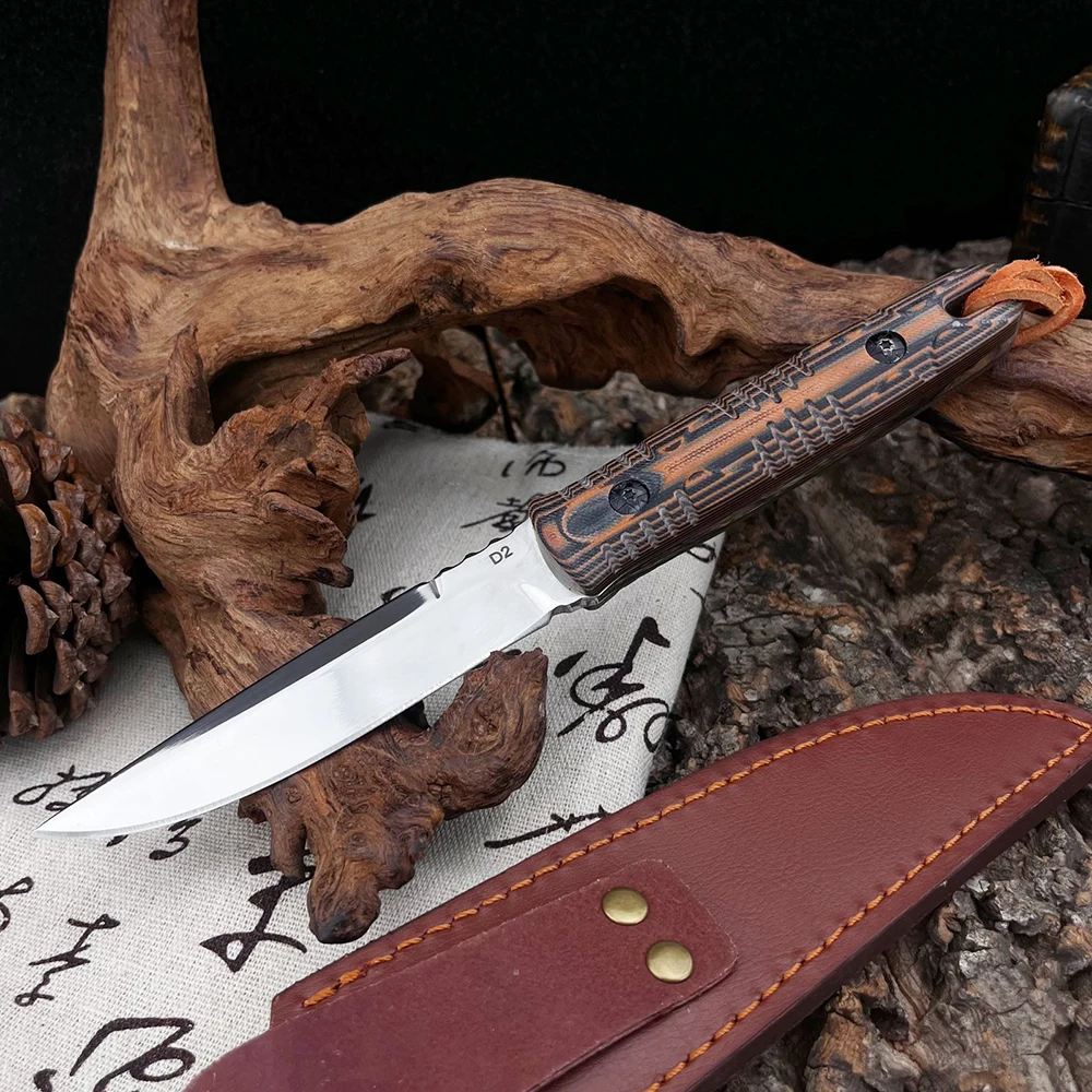 

Портативный открытый кемпинг барбекю EDC прямой нож джунгли приключения вневательный карманный нож тактический охотничий нож для самообороны походный нож