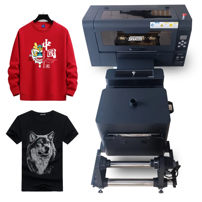 Dual Head Xp600 Dtf Printer A3 Dtf Ink Transfers Ready To Press 30Cm Dtf Printing Machines