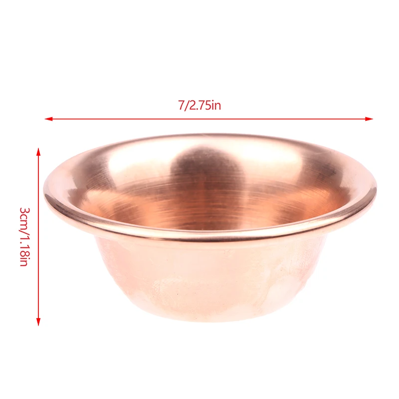 Pure Copper Water Supply Bowl Handmade Holy Water Bowl For Buddha Buddhist Supplies Fine Polished Water Supply Bowl