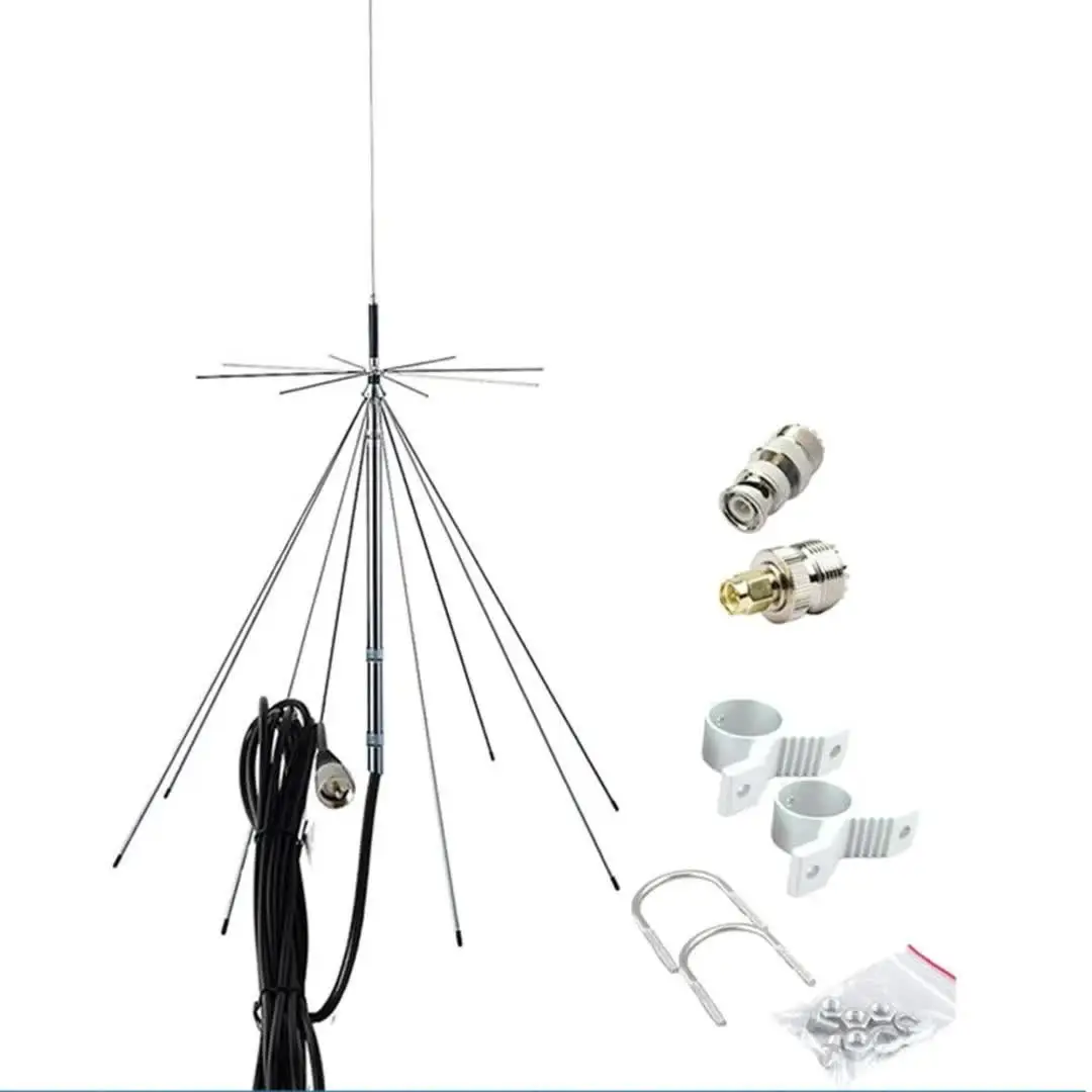 D130 25-1300MHz Scanner antenna Super Discone Antenna Wideband VHF