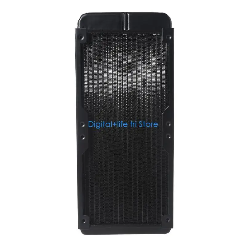 E06D Aluminum Water Cooling Radiator 18 Tubes Heat Exchanger CPU Heatsink Cooler Fast Heat Dissipation for PC Computer