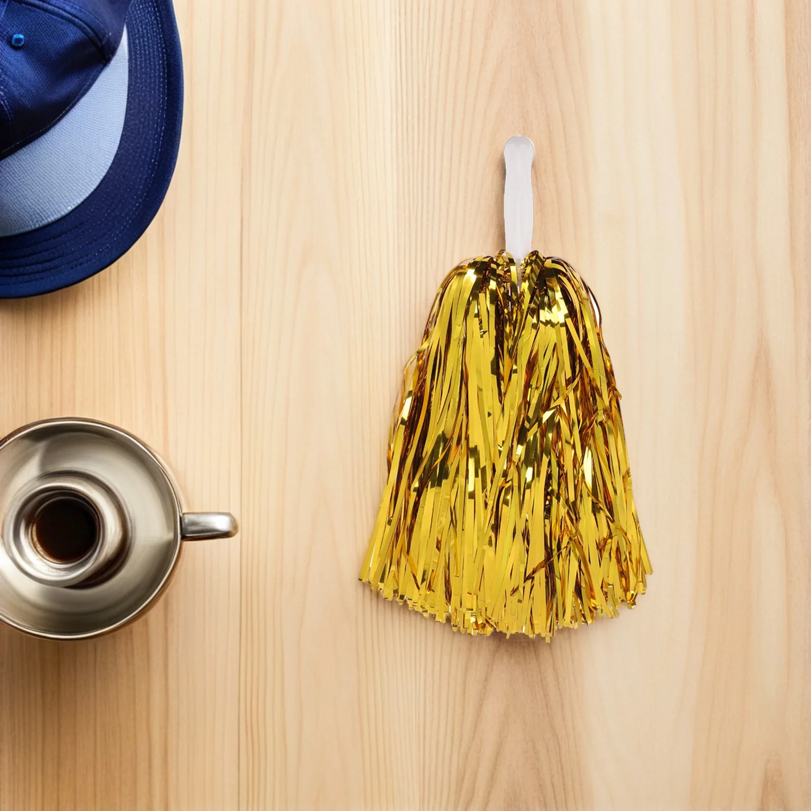 

24Pcs Cheerleading Poms Portable Lightweight Design Soft Material Reduce Wrist Strain Ideal for Birthday Party Game