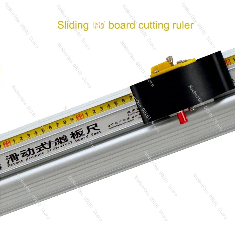 Protective Sliding  Board Cutting Ruler Anti-skid and Anti-running Ruler Aluminum Alloy Art