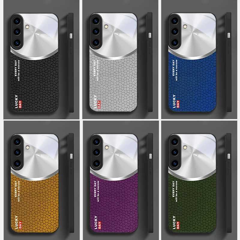 Irregular polygon stitching Suitable For Samsung S25 Ultra S20 FE S21 S22 S23 Plus S24 S26 S26+ Edge magnetism Glass Phone Casee