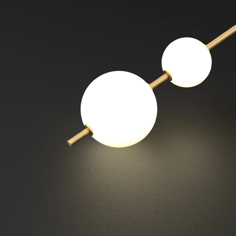 Luminária de parede globo vertical para sala de estar e quarto