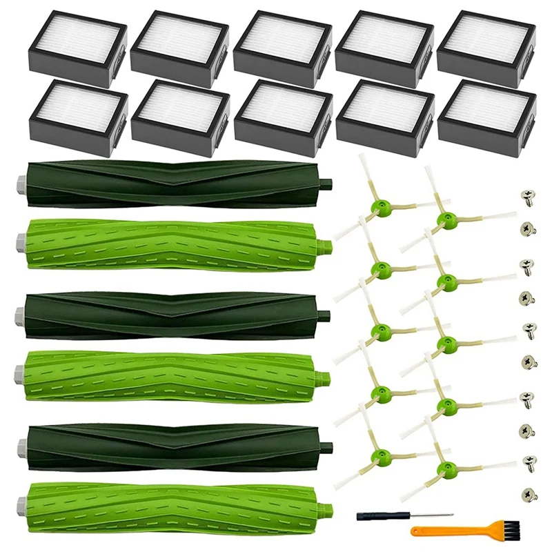 For Roomba Replacement Accessories Kit Compatible For Roomba J7 J7+/Plus E5 E6 E7 I7 I7+ I3 I4 I6 I6+ I8 Vacuums