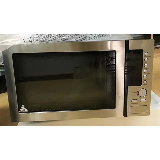 25L Convection Microwave Oven Stainless Steel Button Control with LED Built-in for Kitchen Cooking Glass Housing