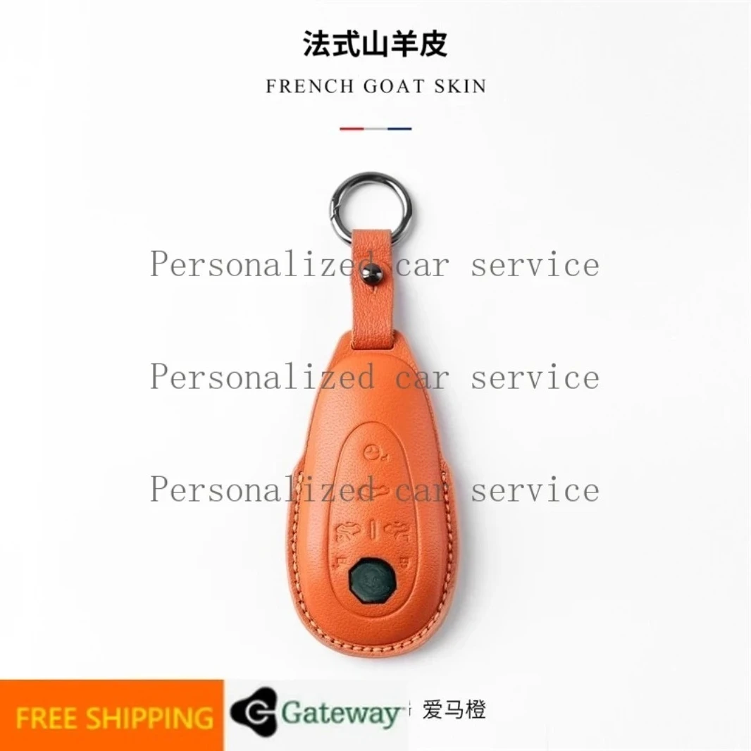 

Brand New Key Bag for MG Cyberster 2023 Key Case Cover Ring Leather Accessories
