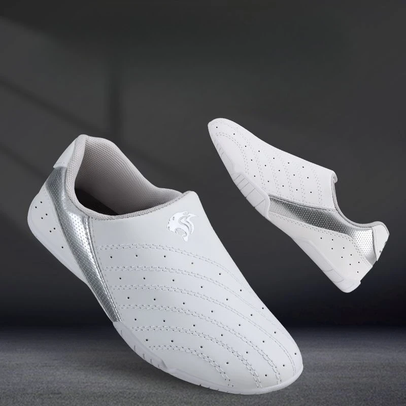 أحذية التايكوندو الأصلية للأزواج، أحذية رياضية ناعمة من الأسفل للرجال لتدريب فنون الدفاع عن النفس، أحذية رياضية مريحة للمنافسة #4