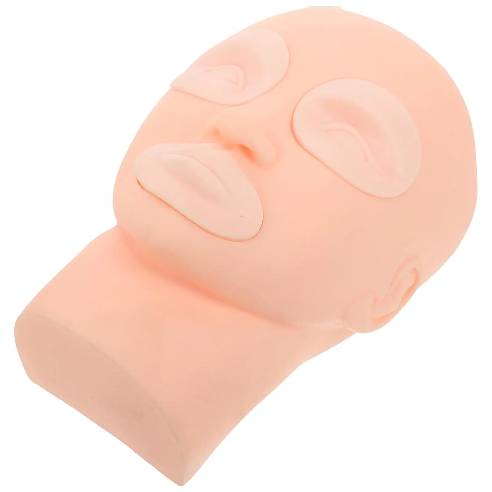 Silicone Mannequin Head for Tattoo Eyeliner Lip Eyebrow Practice 5D Stereoscopic Design Removable Face Part Beginner