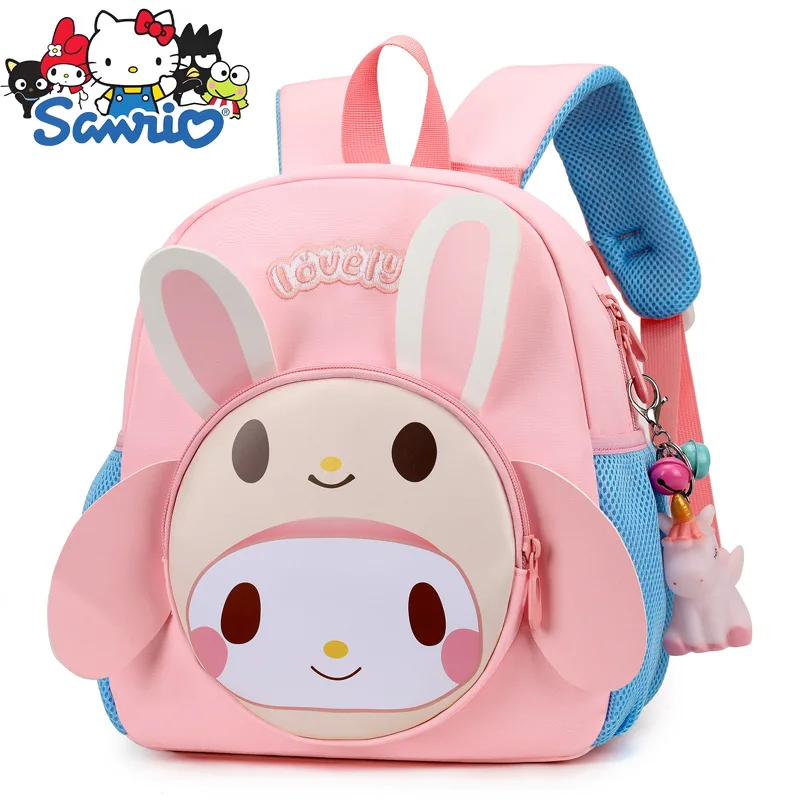  Kuromi New Girls' Schoolbag Lightweight Cartoon Kindergarten Schoolbag 3D Fashion Trend Girls Backpack Large Capacity