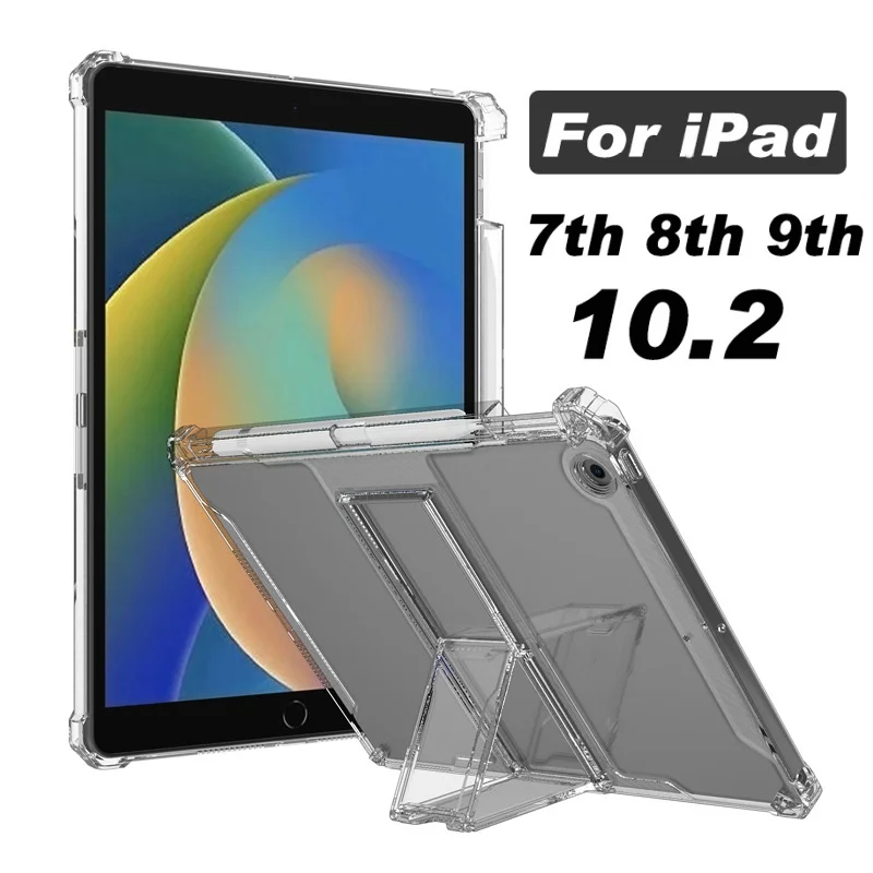 Case For NEW iPad 10.2 2021 8th 7th 9th Generation Case For iPad 10.2 inch 2019 2020 2021 Fall-proof Transparent Cover Funda