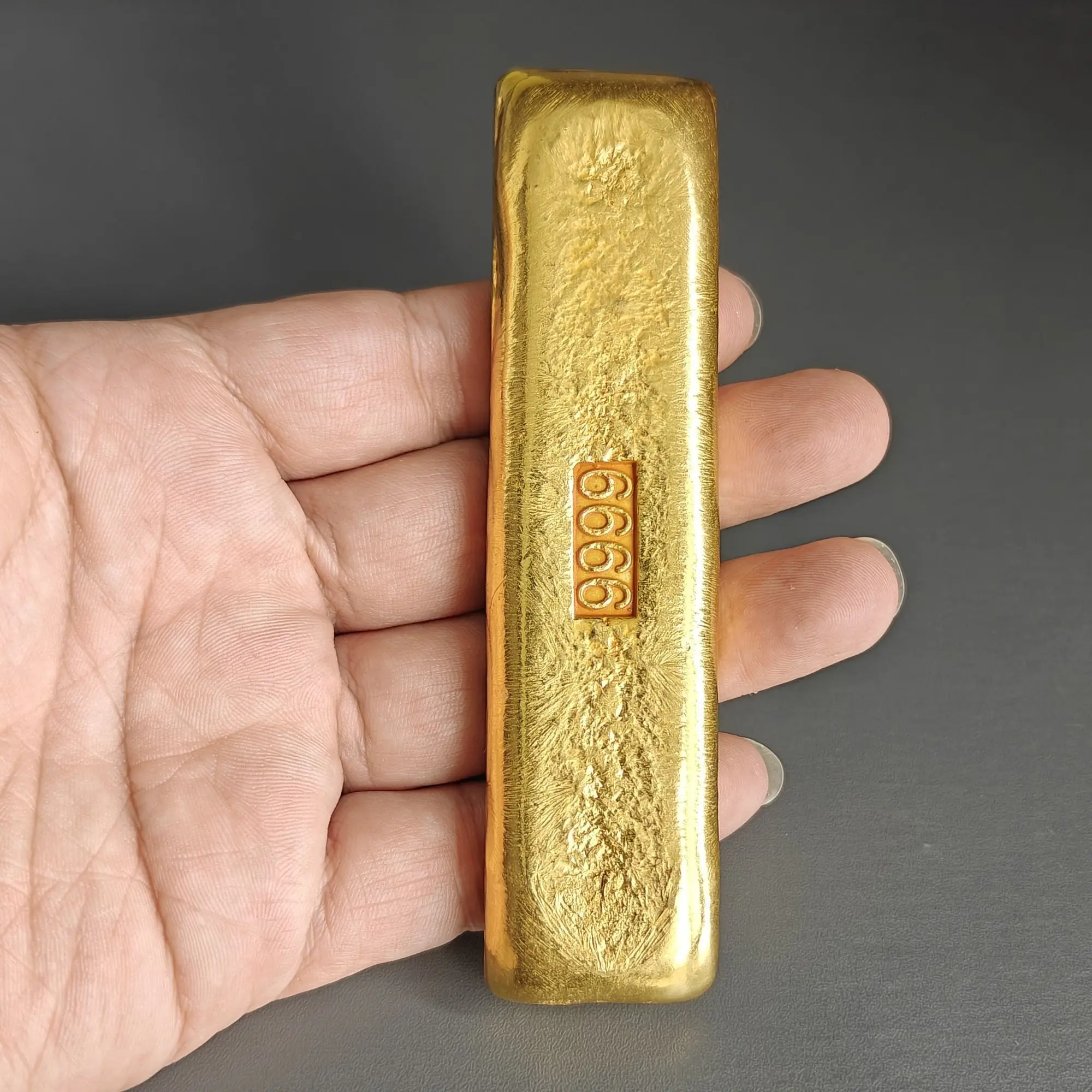 Sezhen Tiaozi 6666 Lucky Ornament Copper Craft Film and Television Props