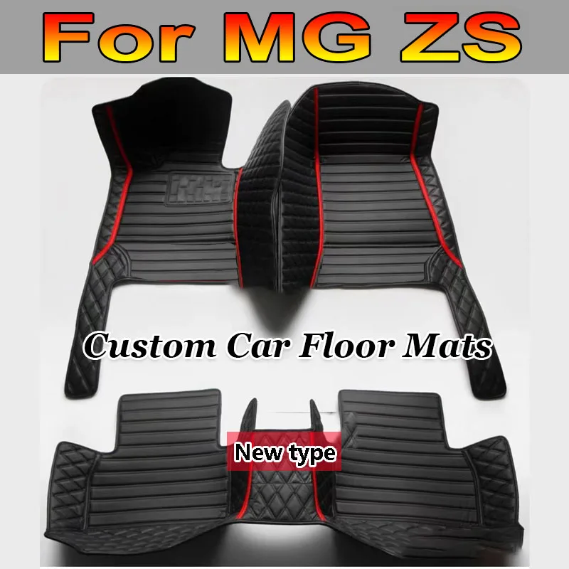 Non-hybrid Car Mats For MG ZS ZX ZST Astor ZS11 Crossover 2018~2022 Waterproof Floor Push Button handbrake Accessories