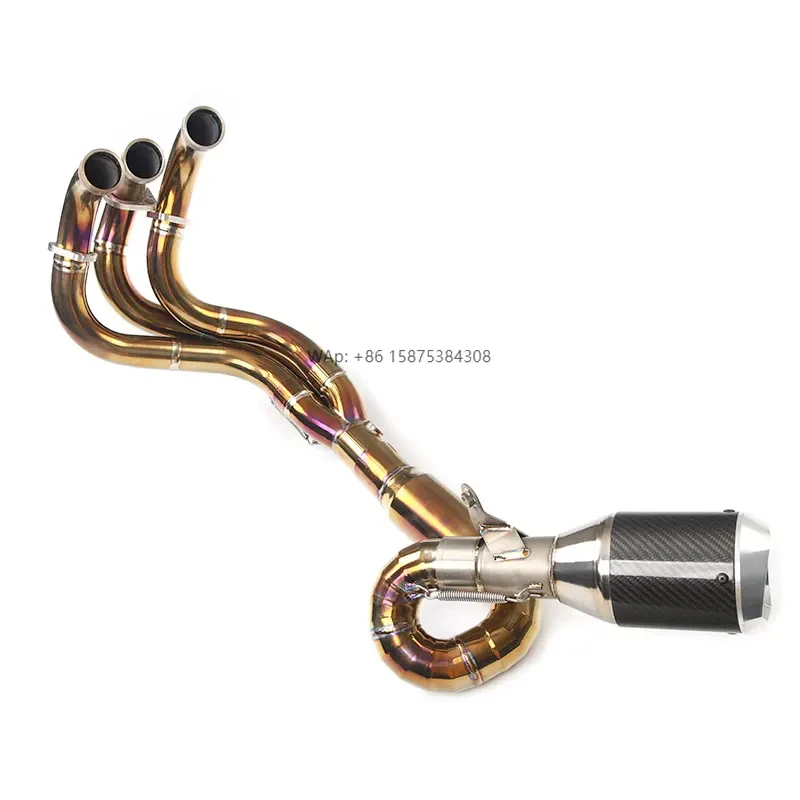 

For MT-09 2014-2020 Motorcycle Exhaust System Stainless Steel 304 Exhaust Pipe