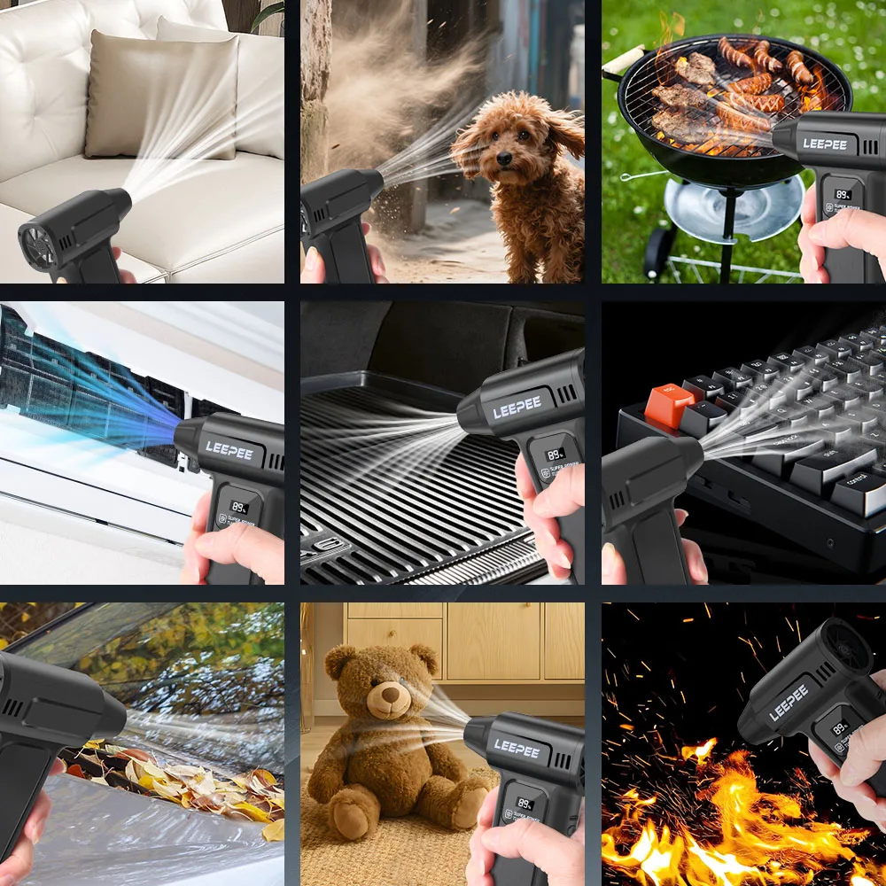 130000/150000 دورة في الدقيقة منفاخ الهواء توربو جت تهب المنزلية منفضة الهواء حديقة نظيفة سيارة إزالة الثلوج فوهات مضخة نفخ كهربائية