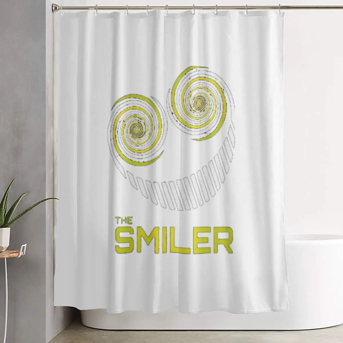 

Водонепроницаемая занавеска для душа The Smiler Alton Towers Merch UK из полиэстера с крючками