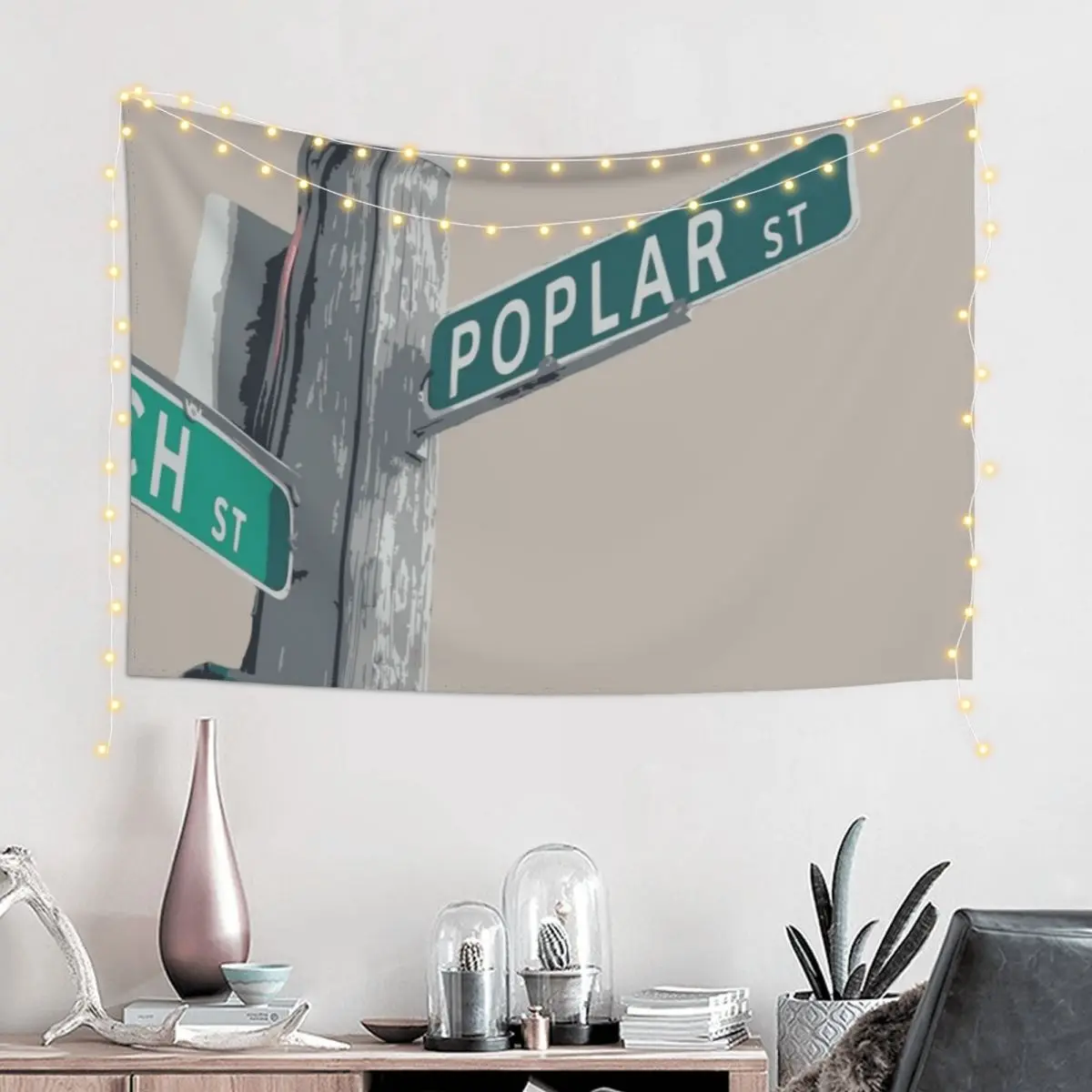 

Poplar St Tapestry Wall Mural Decoration Home Custom Room Decorations Aesthetic Tapestry