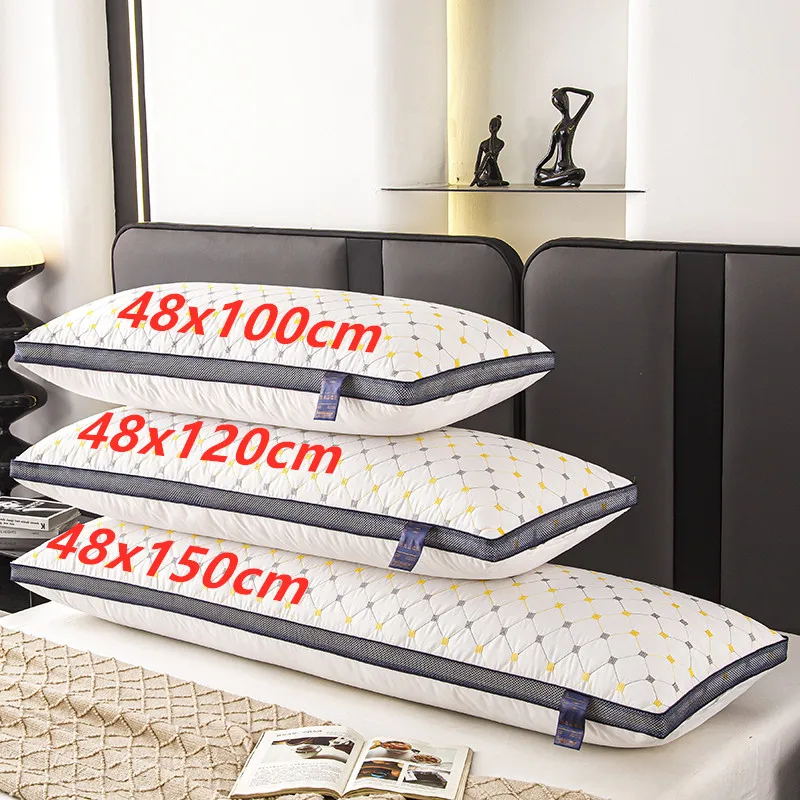 

1pc Long Pillow Core Soft Filling Pillows Home Bed Double People Pillow 48x100/48x120/48x150cm Rectangle Pillow almohada