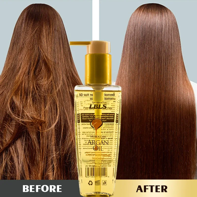 Argan Hair Care Essential Oil Improve Frizz Draping Smooth and Strong Hair Care Essential Oil