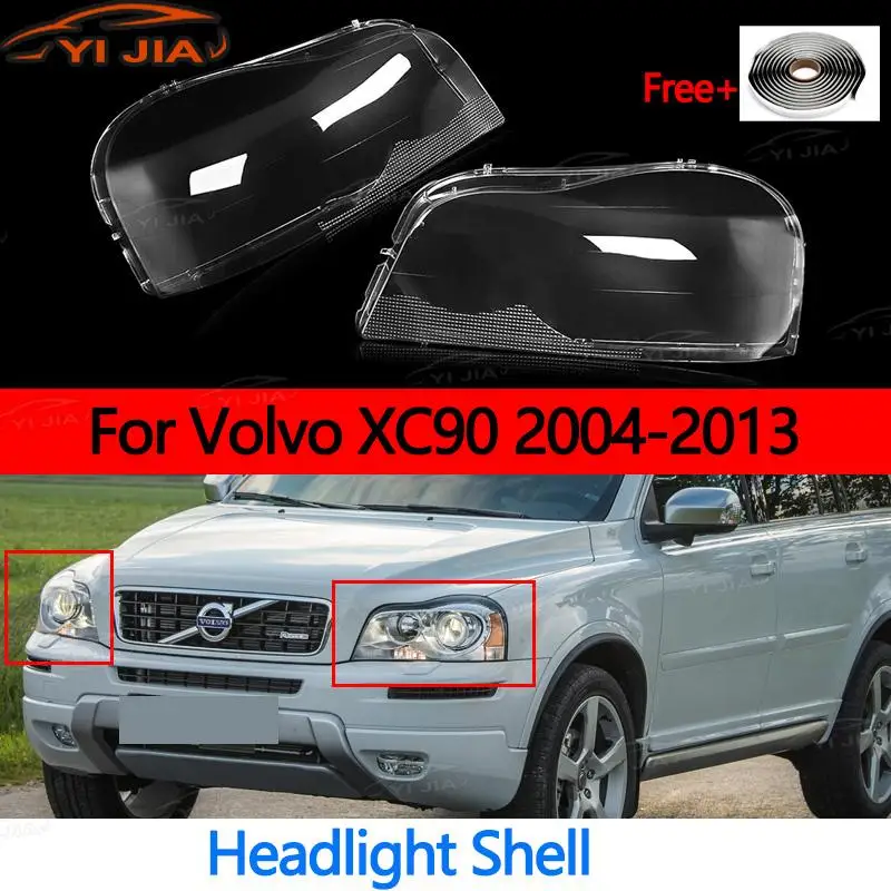 

For Volvo XC90 2004-2013 Car Lights Headlight Lens Shell Right/Left Car Headlight Lens Cover Lampcover Cover Lampshade Shell