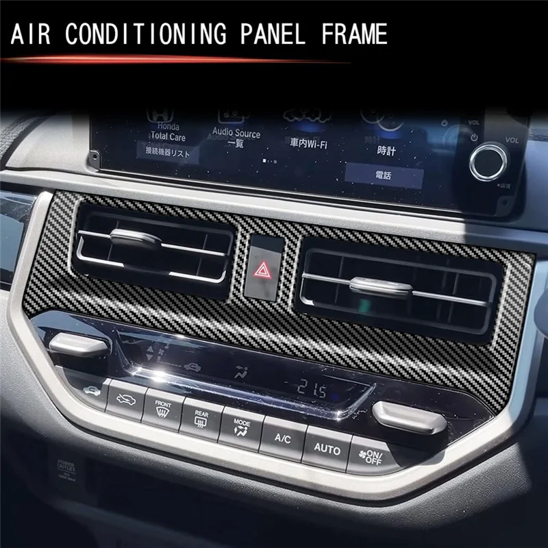 وحدة التحكم في السيارة تكييف الهواء منفذ غطاء إطاري الكسوة لهوندا WRV DG5 سلسلة 2024 النسخة اليابانية RHD