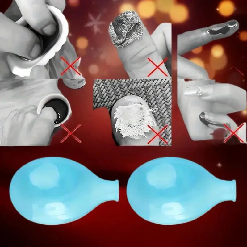 2Pcs Soft Silicone Toe Sleeves Toe Protectors, Reduce Friction Prevents Nail Insertion For Wound Care And Cutaneous Infections