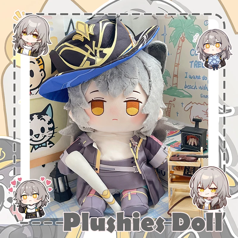 

Game Honkai Star Rail Stelle Plush Doll Cotton Stuffed Sitting Toy Plushies Set Soft Anime Role Hugging Pillow Figure Gift 40cm